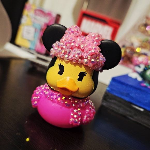 Disney Other - Minnie Mouse BLINGED/BEDAZZELED Disney Duck